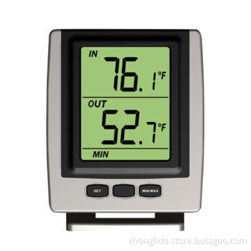 Simple LCD digital indoor outdoor hygrometer